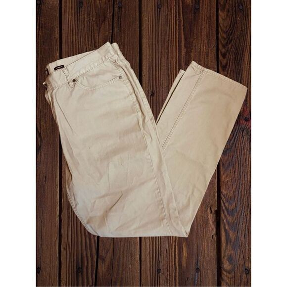 Michael By Michael Kors Men’s Size 36/32 Tailored Fit Khaki Pants • Relaxed - Picture 11 of 14